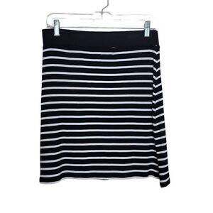 a.n.a A New Approach Stripe Stretch Pull On Knit Skirt